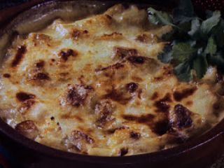 Gratin de morue et patate douce