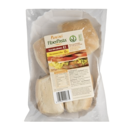 PETITS PAINS PANINI FIBERPASTA IG 41 / Unique en France! Marque FIBERPASTA vendue sur Al'origin.fr