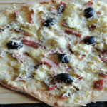 La Pizza Jambon De Parme Artichaut - Farine Fiberpasta IG 29 - Vendu chez al origin.fr