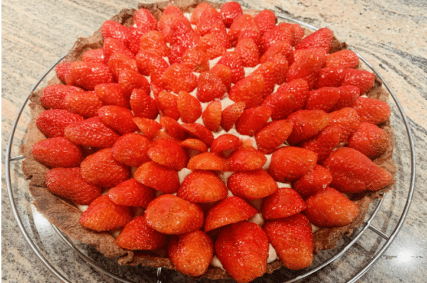 La Tarte Aux Fraises - Farine Fiberpasta IG 29 - Vendu chez al-origin.fr