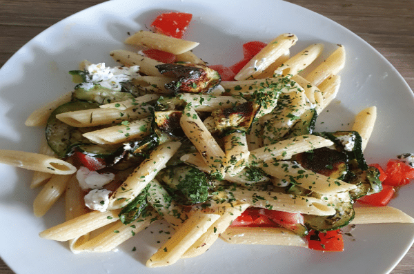 Les Pâtes Courgettes Chèvres - Pennes Fiberpasta IG 23 - Vendu chez al-origin.fr