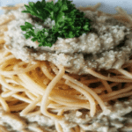 Les Spaghettis Sauce Aubergine - Spaghettis Fiberpasta IG 23 - Vendu chez al-origin.fr