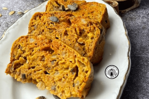 Le Cake Butternut Champignon - Farine Fiberpasta IG 29 - Vendu chez al-origin.fr