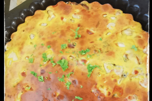 Le Clafoutis Champignon Poulet - Farine Fiberpasta IG 29 - Vendu chez al-origin.fr