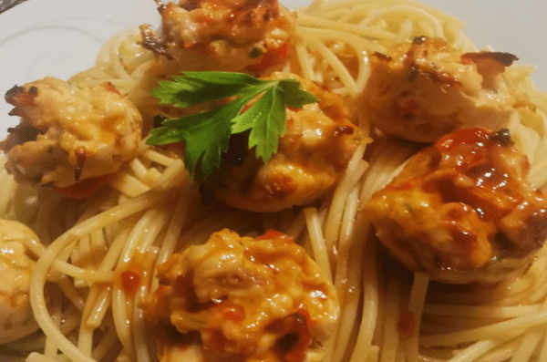 Les Boulettes De Poulet Sauce Thaï - Spaghettis Fiberpasta IG 23 - Vendu chez al-origin.fr