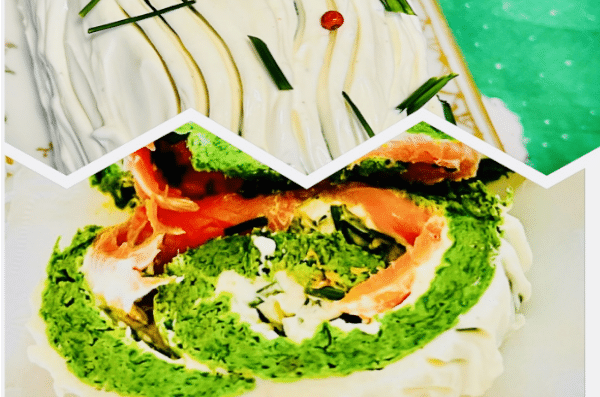 Roulé aux Légumes et Saumon - Farine Fiberpasta IG 29 - Vendu chez al-origin.fr