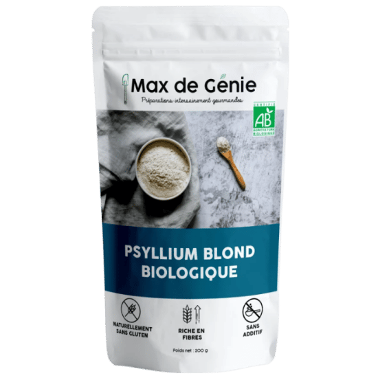 Psyllium blond en poudre bio vendu sur Al'Origin.fr