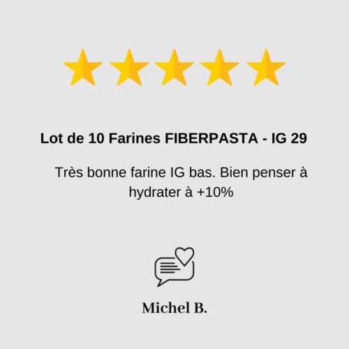 Farine Fiberpasta - IG 29 / CG 19