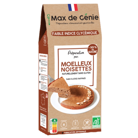 moelleux aux noisettes sans gluten