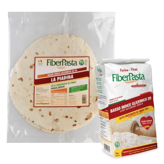 Lot Farine et Piadina FIBERPASTA