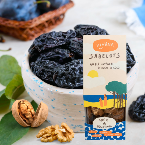 Biscuits Sabelots Noix / pruneaux. vendus sur Al'origin.fr