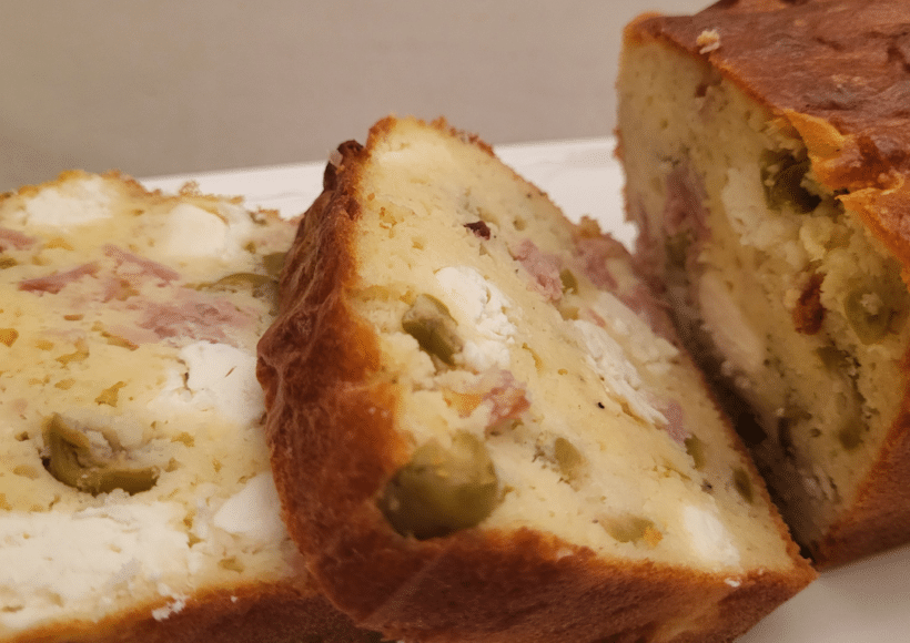 Cake Olives/Féta/Jambon IG bas