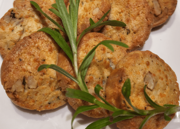 Cookies salés roquefort/noix IG bas