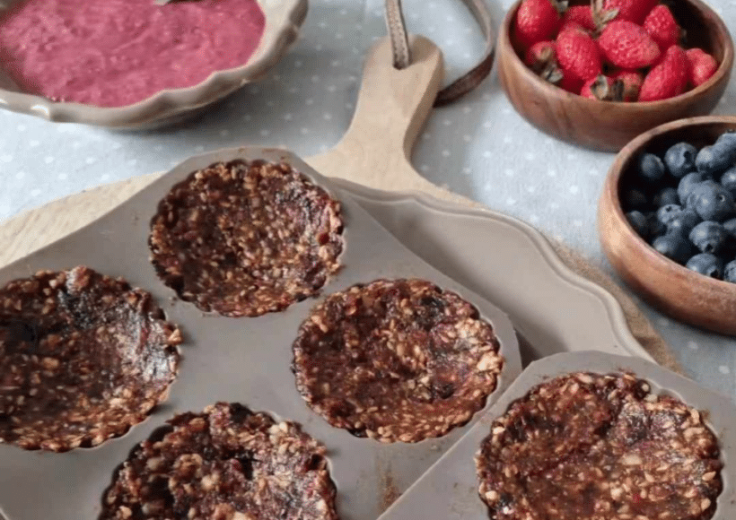 Pâte à tarte crue au sirop de yacon