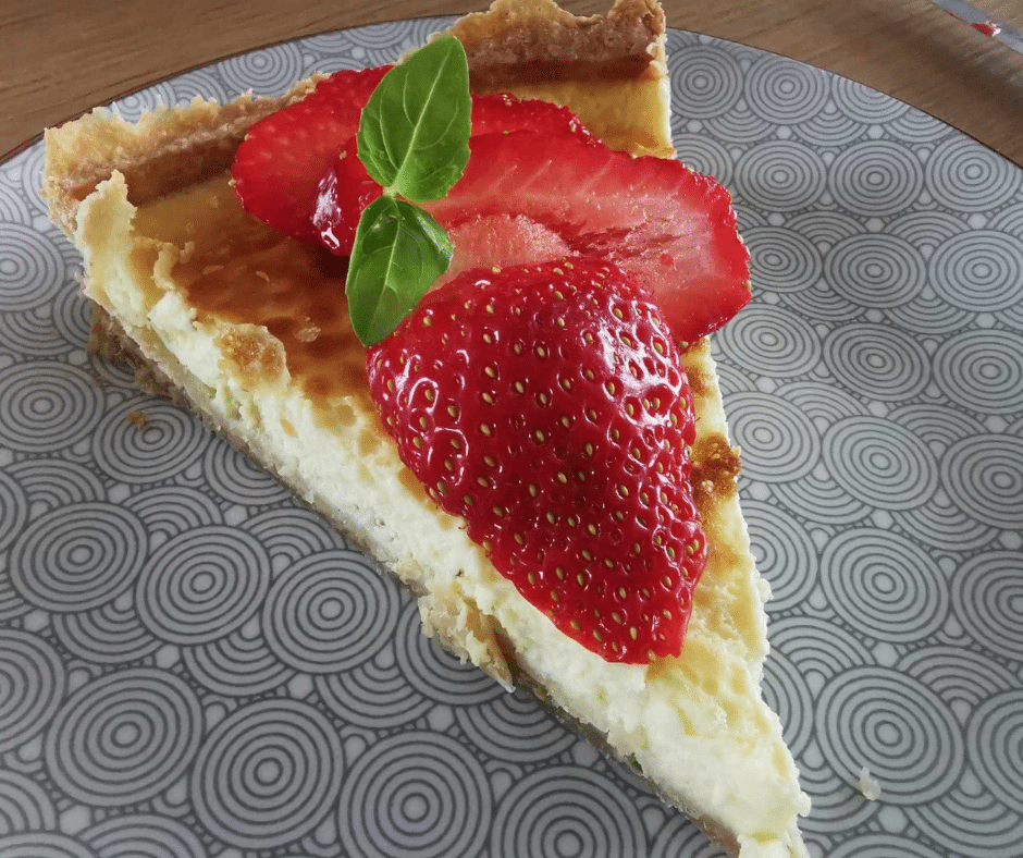 Tarte IG bas Fromage frais et Fraises - Al'origin - Boutique IG BAS